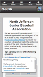 Mobile Screenshot of njjba.org